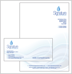 Signature Pools Stationery